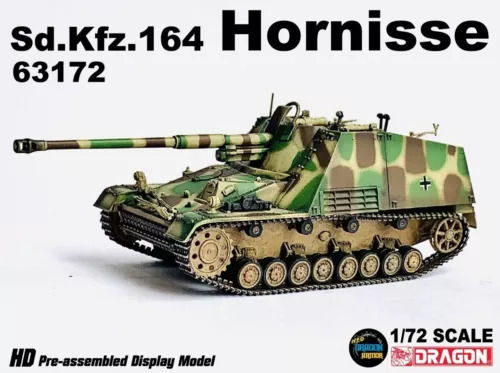 Dragon Models Sd.kfz.164 Nashorn German Army Φιγούρα Μοντελισμού Τανκ σε Κλίμακα 1:72 10.2x4.5εκ.