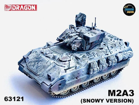 Dragon Models M2a3 Bradley (snowy Version) Us Army Φιγούρα Μοντελισμού Τανκ σε Κλίμακα 1:72 8.9x4.9εκ.