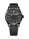 Wenger Men's Watch Battery with Black Rubber Strap