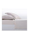 Nef-Nef Homeware Bettlaken King Size mit Gummiband 180x200+35cm. Elements Ecru