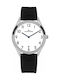 Jacques Lemans Vienna Men's Watch Battery with Black Rubber Strap
