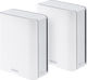 Asus ZenWiFi BT8 v1 WiFi Mesh Network Access Point Wi‑Fi 7 Tri Band (2.4 & 5 & 6GHz) in Double Kit