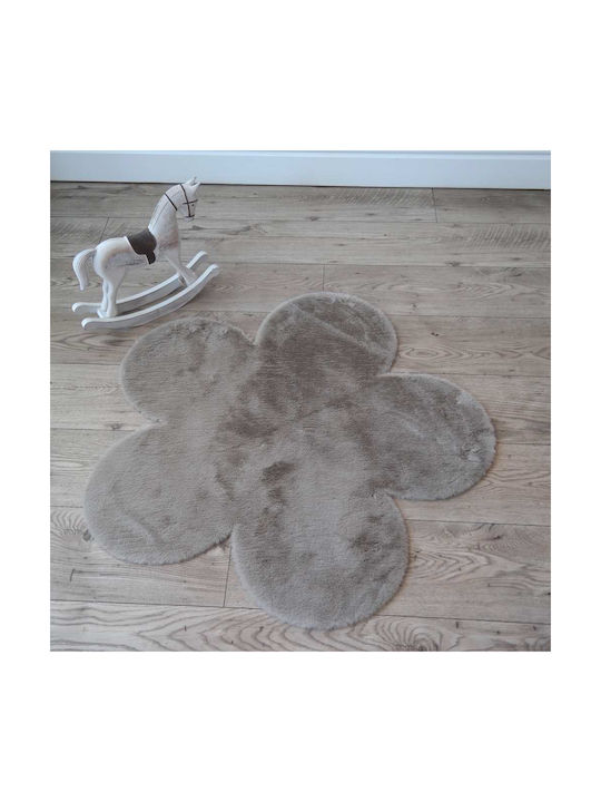 Taupe Kids Rug Maro 86x86cm