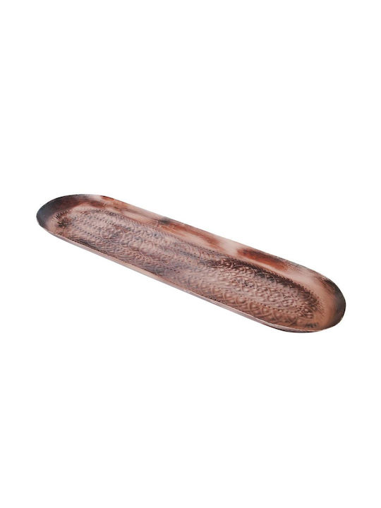 Metall-Ovale Platte 81x24x3,5cm