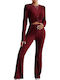 Damen Rot Set mit Hose
