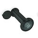 Perfect Handles Vizor pentru Ușă de Grosime 60-100mm Negru