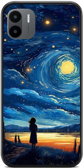 Калъф за мобилен телефон Night Girl 91347 с многоцветен дизайн за Redmi A2
