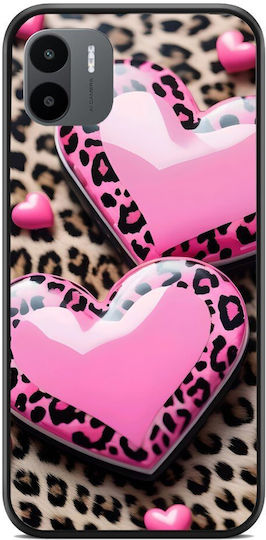 Leopard Heart Mobile Case 91673 Multicolor Design Redmi A2