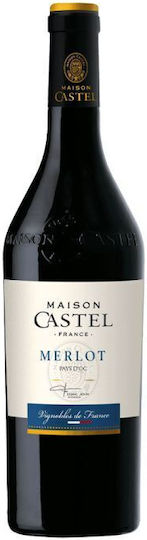 Maison Castel Merlot Ερυθρός 2022 750ml Maison Castel