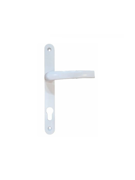 Aluminum Spring Handles Fixed Plate White Import