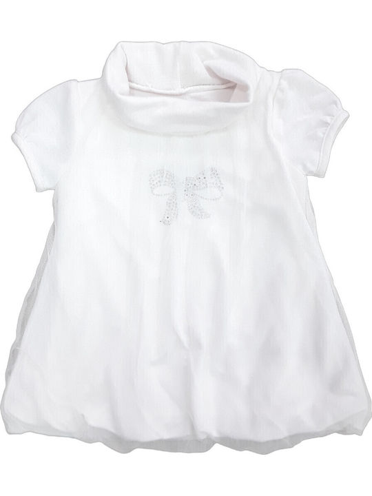Children's Dress Short Sleeve White