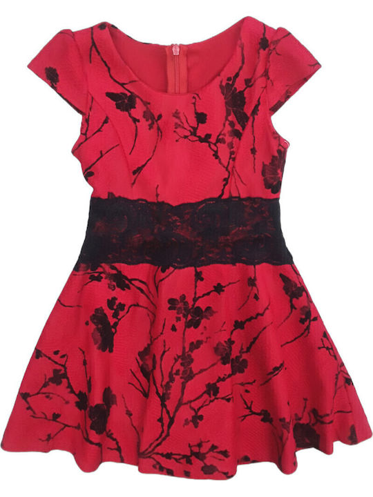 Domina Children's Dress Bordeaux, Black