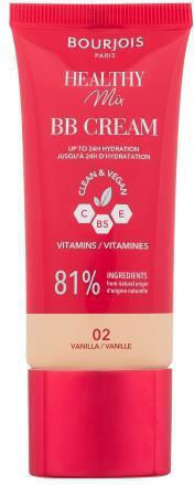 Bourjois Healthy Mix Clean & Vegan BB- 01 Vanilla 24h Creme Gesicht Tag 30ml