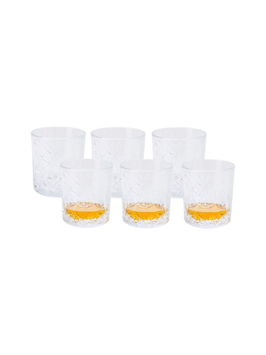 Excellent Houseware Σετ Ποτήρια Κοκτέιλ/Ποτού από Γυαλί 340ml 6τμχ