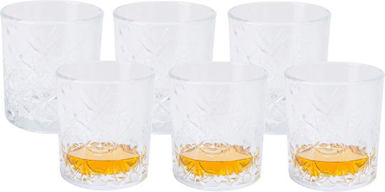 Excellent Houseware Σετ Ποτήρια Κοκτέιλ/Ποτού από Γυαλί 340ml 6τμχ