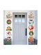 Decorative Ornament suspendat Moș Crăciun Din hârtie Roșu 10buc Set 10buc