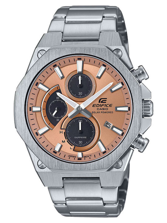 Casio Edifice Ρολόι Solar με Μεταλλικό Μπρασελέ Casio Edifice Ρολόι Solar με Μεταλλικό Μπρασελέ