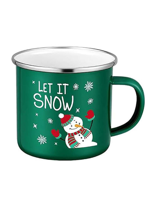 Etoile Weihnachtliche Becher Metallisch Grün We...
