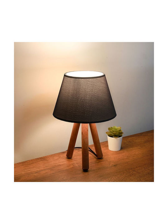Pakketo PWL-1071 Lemn Lampă de masă pentru Socl...