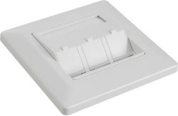 Solarix Ethernet Modul 3 Keystone Wandhalterung Weiß Sx9-3-0-wh Solarix Ethernet Modul 3 Keystone Wandhalterung Weiß Sx9-3-0-wh
