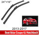 Bosch Aerotwin Wiper Blades Front Set 3398000010 Seat Ibiza 6j 2012-2017 Front Set 60cm 40cm 24" + 16" 2 Pieces