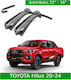 Bosch Aerotwin Wiper Blades 3398000029 Front Set Toyota Hilux 2020-2024 Set 55cm 40cm 22" & 16" 2 Pieces