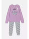 Dreams by Joyce Pijamale Copii Iarna Lila/Gri Pillow Bear