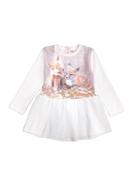 Domina Kinderkleid Weiß