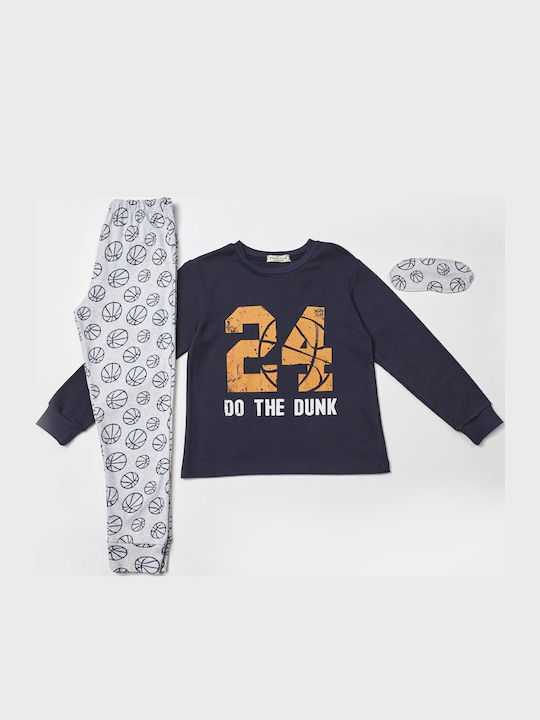 Hashtag Kids' Pajamas Winter Dark Blue Hommies