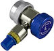 Low Pressure Quick Coupling R134 Gas Blue Jbm
