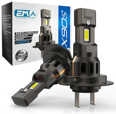 Interlook Λάμπες Αυτοκινήτου H7 Canbus LED 6500K Ψυχρό Λευκό 12V 80W 2τμχ
