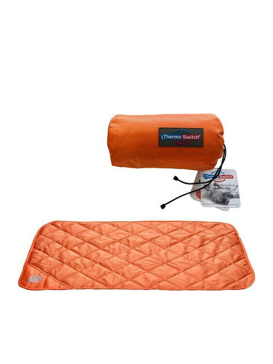ThermoSwitch Матрак Легло за куче Охлаждащо Оранжев 100x65см.