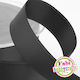 Fabi Satinband 10mm x 50m Schwarz