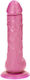 Toyz4lovers Realistisches Dildo mit Hoden und Saugnapf Fuchsie 28cm