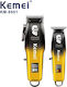 Kemei Professional Set Rechargeable Hair Clippe...
