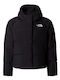 North Down Down Jacket Kids Sports Jacket with Hood Black
