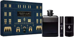 Ralph Lauren Ralph's Club Ανδρικό Σετ με Eau de Parfum 3τμχ