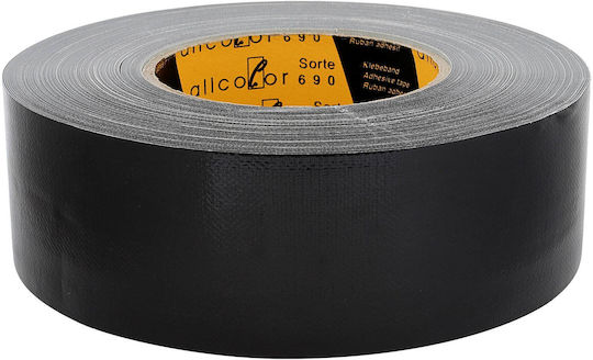 Allcolor Professional Fabric Gaffer Tape 690-100 S Gaffer 100mm X 50m Black