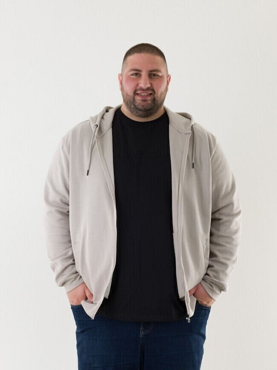 Herren Sweatshirt Mit Kapuze In Creme