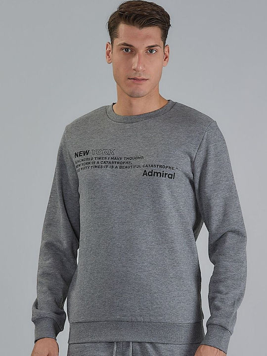 Admiral Sweatshirt Fleece Dk Grey