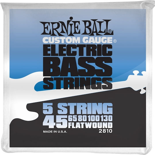 Ernie Ball Flatwound Bass Strings Set 45 - 130