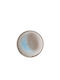 Fine Plate Desert made of Porcelain Gray with Diameter 21cm