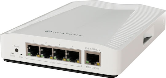 MikroTik Unmanaged L2 Switch with 4 Gigabit (1Gbps) Ethernet Ports