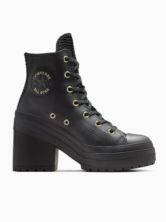 Converse Chuck 70 De Luxe Heel Chunky Boots Black A12346C