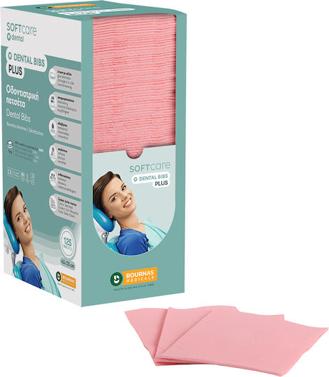 Bournas Medicals Dental Pink Towel with Dispenser
