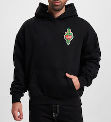 Santa Monica Sweatshirt Schwarz mit Kapuze Santa Monica Sweatshirt Schwarz mit Kapuze