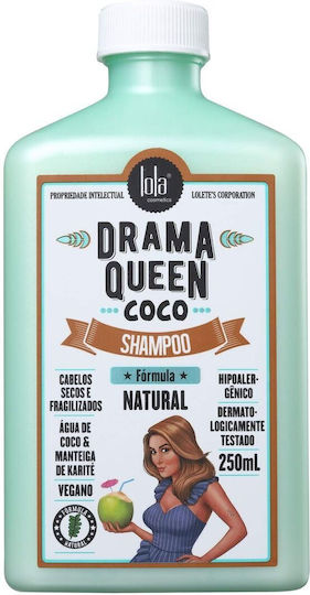 Lola Cosmetics Drama Queen Coco Shampoos für Trocken Haare 250ml