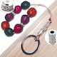 Aromatic Nutmeg Worry Beads Keychain