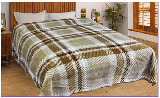 Kipper Marley Velvet Blanket Single 150x220cm Beige
