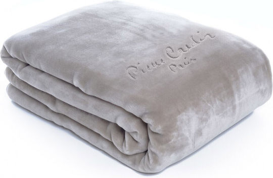 Adam Home Nancy Pătură Spania Catifea Simplă 160x220 cm Taupe